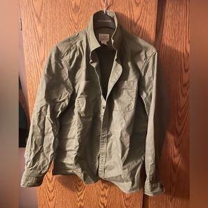 Twill button down shirt size medium